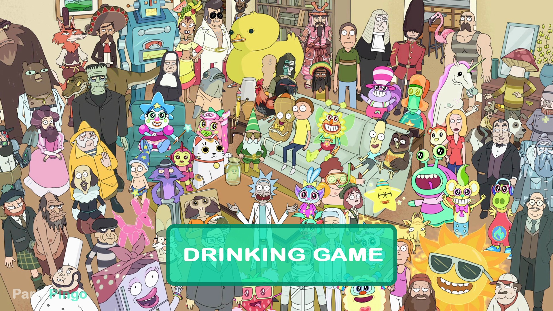 Rick and Morty - Total Rickall Drinking Game