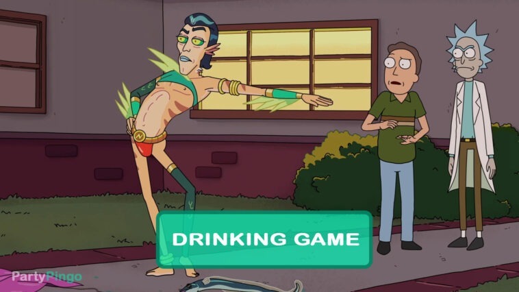 Rick and Morty: Mort Dinner Rick Andre Drinking Game