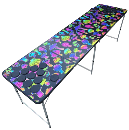 Colorful Beer Pong Table