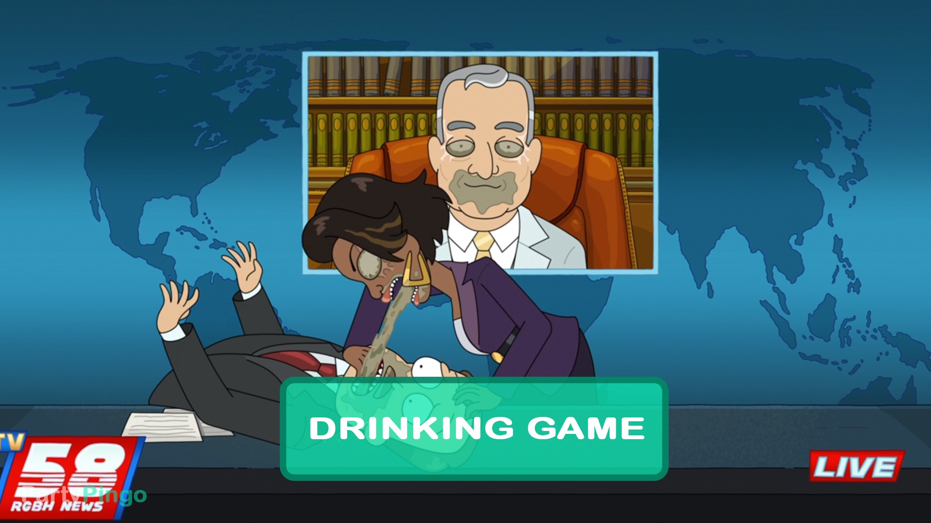 Rick and Morty: Air Force Wong Drinking Game